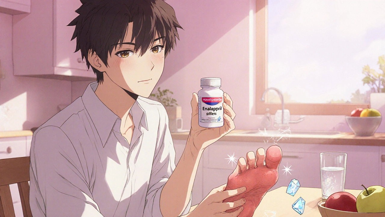 Enalapril and Gout: Can This Blood Pressure Pill Trigger Flare‑Ups?